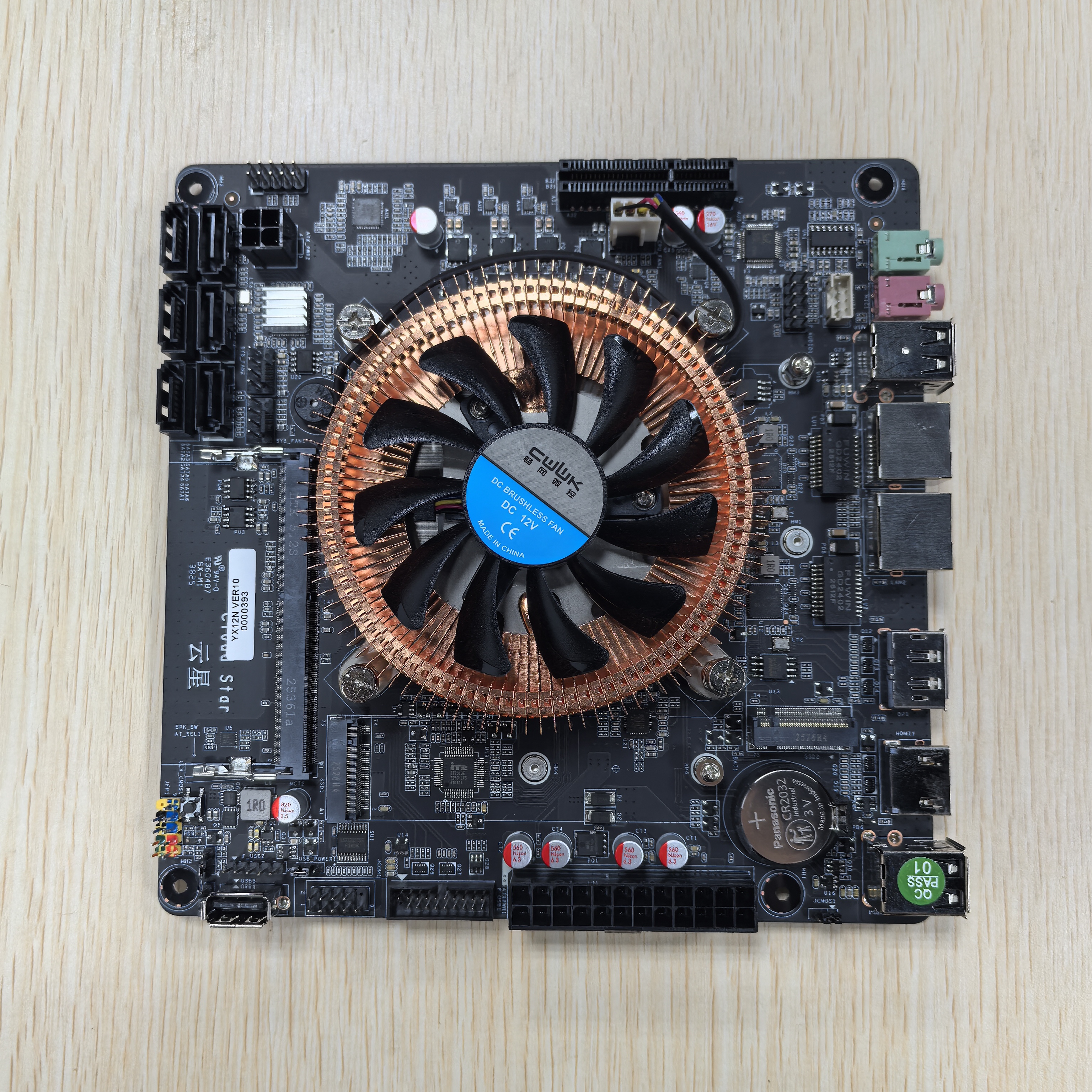 Pc Gaming Itx - DDR4 N100/N150 NAS Motherboard 6*SATA3.0 Dual