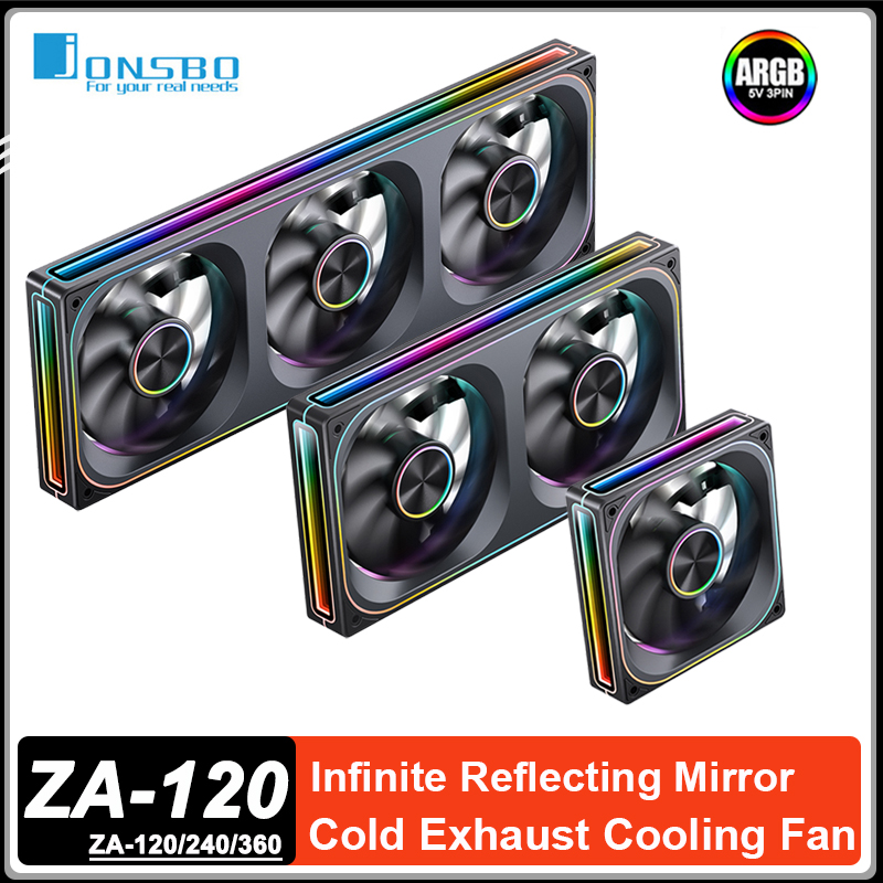 Argb Case Fan - JONSBO ZA-120/240/360 Case Cooling Fan ARGB
