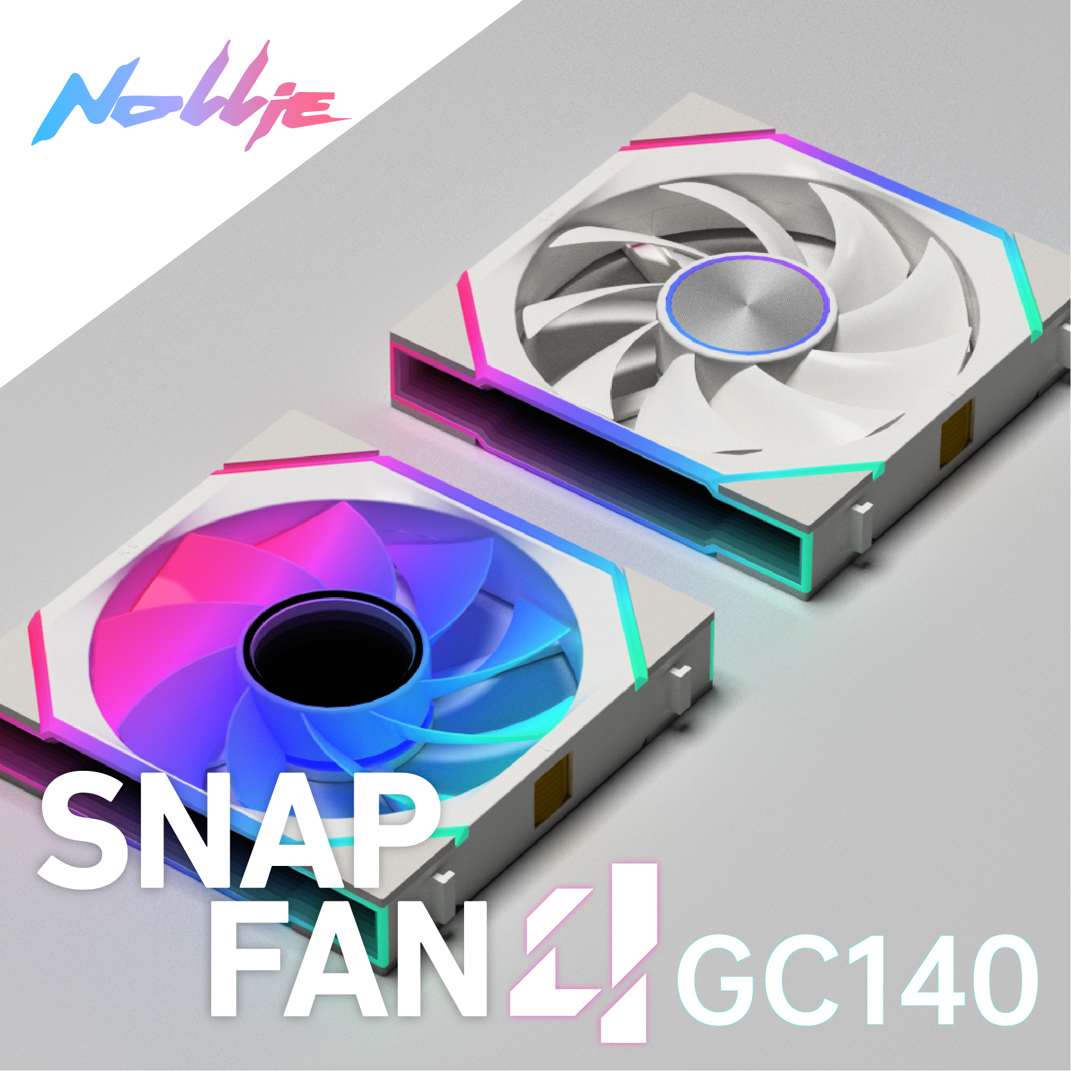 Nollie FAN GC140 ARGB 140mm Fa - Argb Case Fan 评论和价格