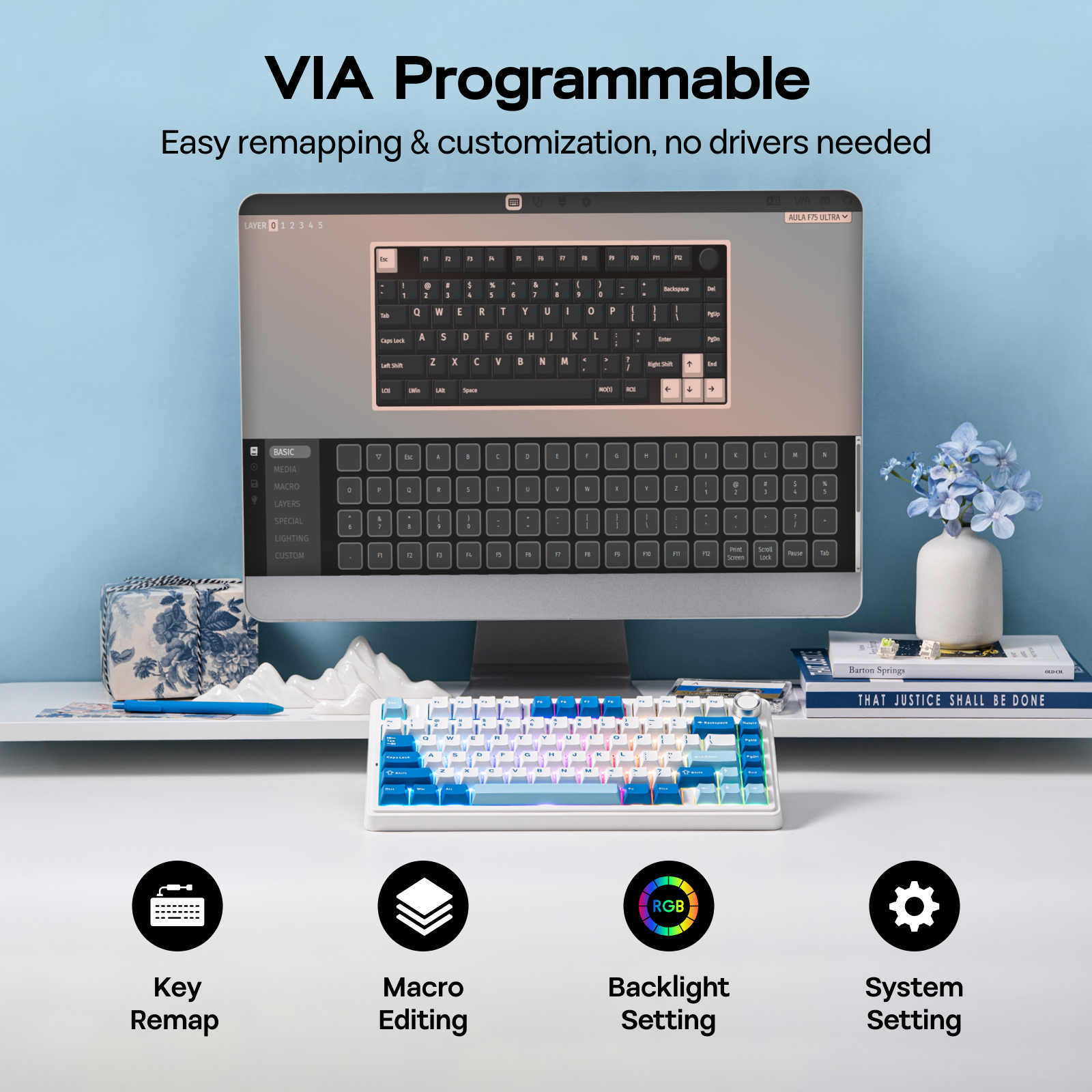EPOMAKER x AULA F75 Ultra 75%  - Pc Gaming Qwerty 评论和价格