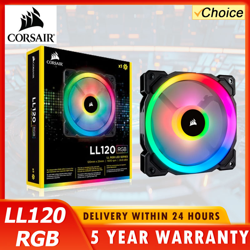 CORSAIR LL120 RGB 120mm Dual L - Argb Case Fan 评论和价格