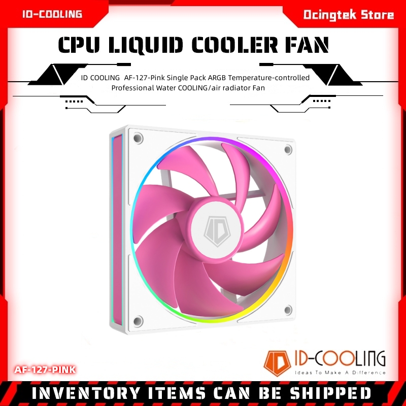ID COOLING  AF-127-Pink Single - Argb Case Fan 评论和价格