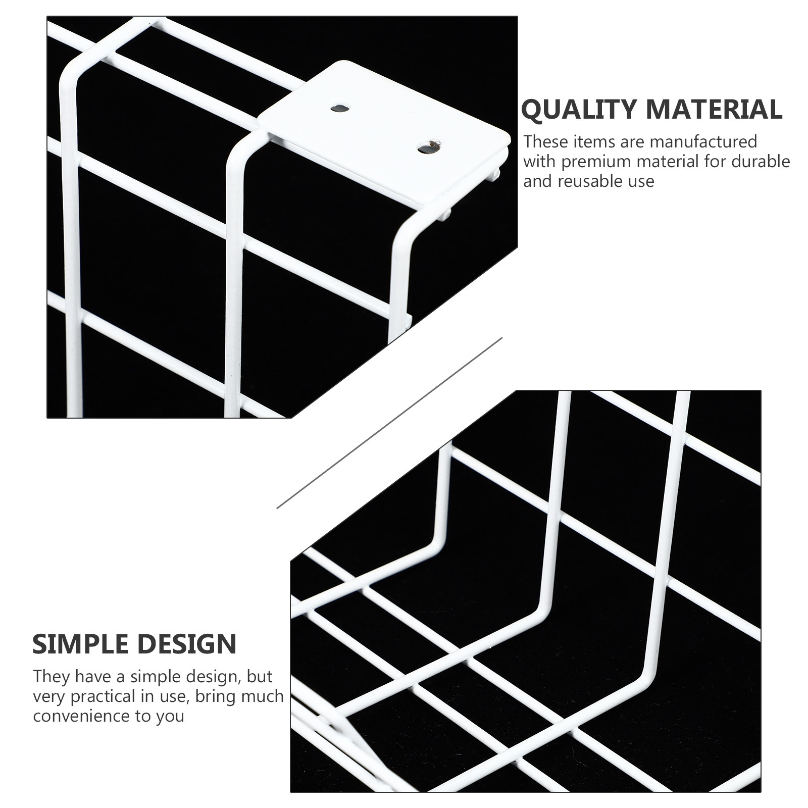 2Pcs Under Desk Cable Organize - Desk Cable Organizer 评论和价格