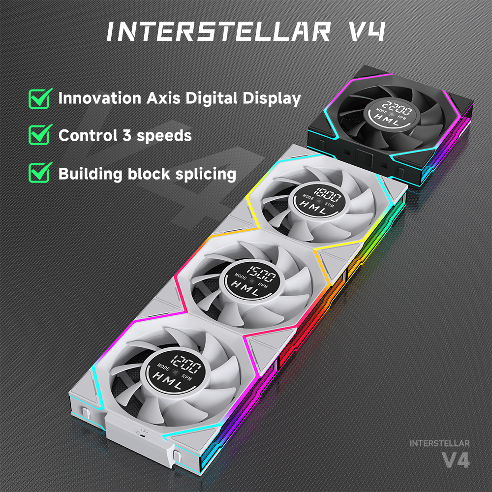 120mm ARGB PC Fan with Screen  - Argb Case Fan 评论和价格