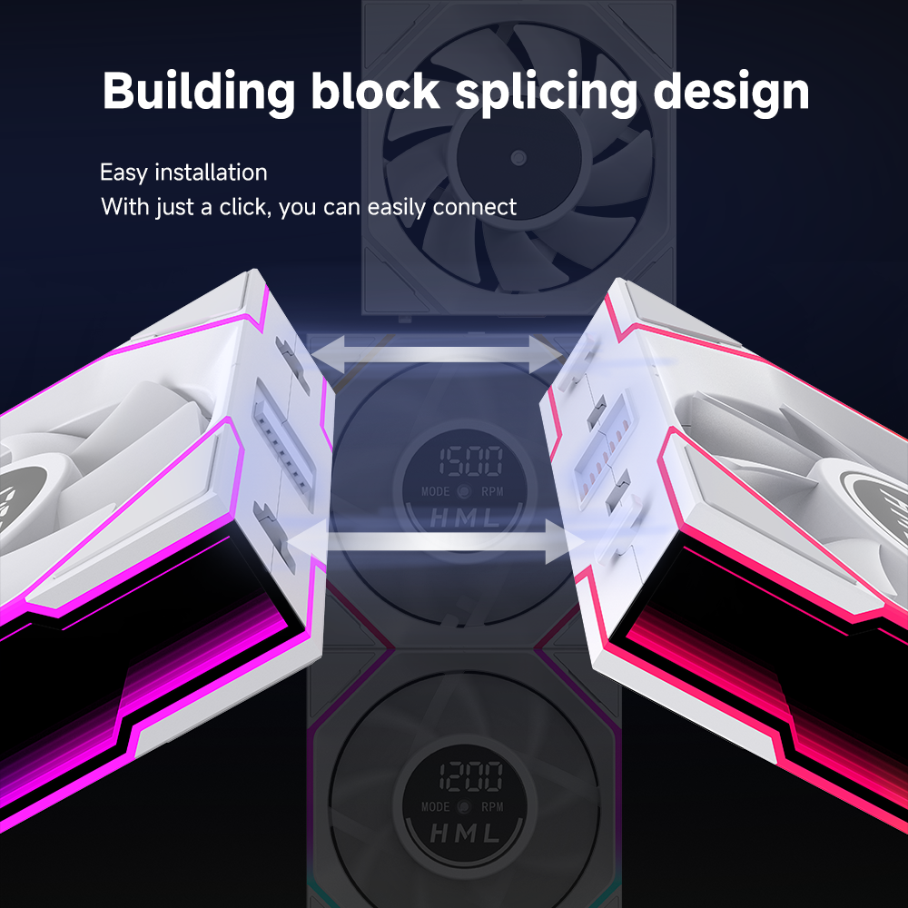 120mm ARGB PC Fan with Screen  - Argb Case Fan 评论和价格