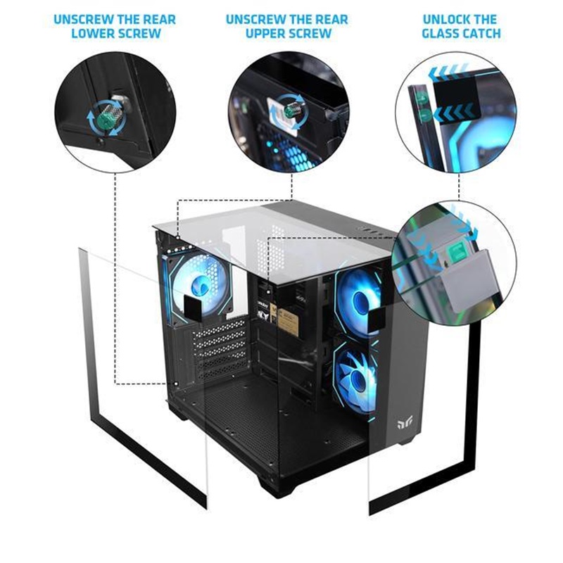 Yeah Magic Cube MATX High-Styl - Pc Gaming Itx 评论和价格