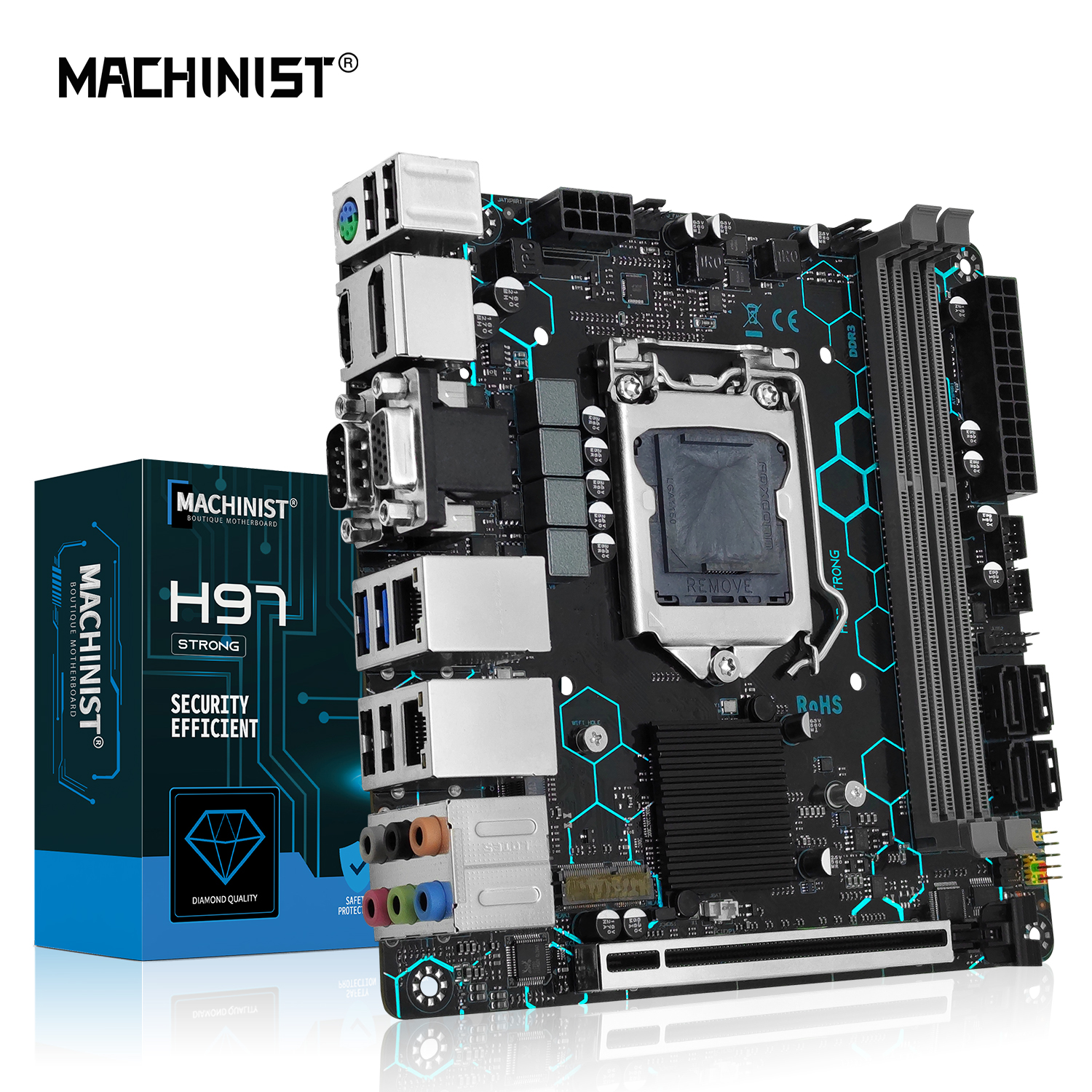 MACHINIST H97 STRONG Motherboa - Pc Gaming I3 评论和价格
