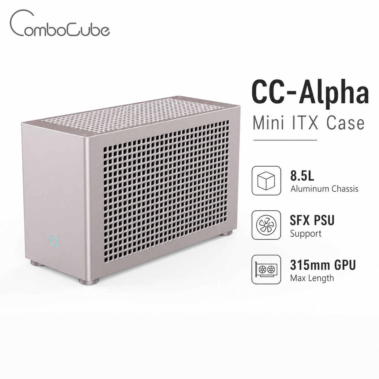 Mini ITX PC Case 8.5L CNC Alum - Pc Gaming Itx 评论和价格