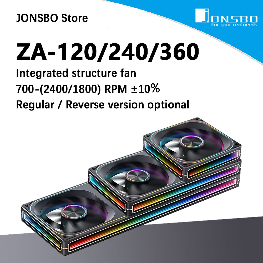JONSBO ZA-120/240/360 ARGB 12/ - Argb Case Fan 评论和价格