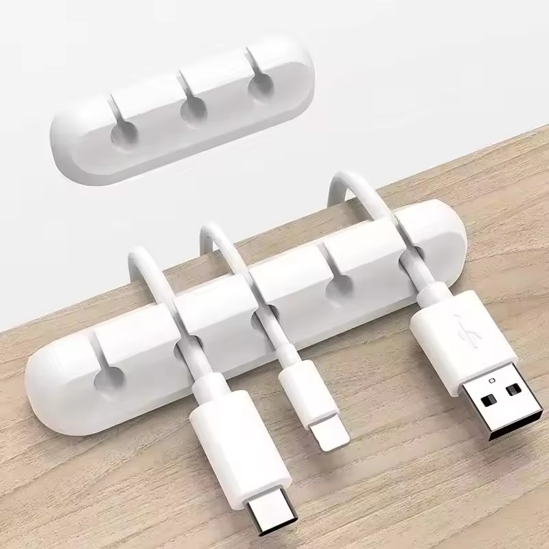 Silicone USB Cable Clip Winder - Desk Cable Organizer 评论和价格