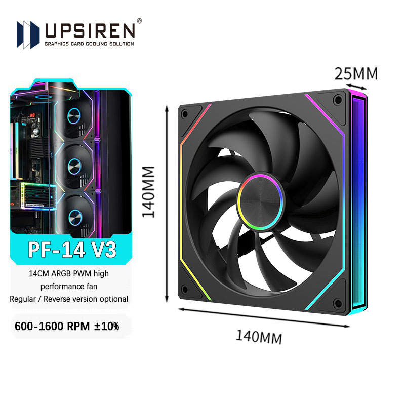 UPSIREN PF-14 V3 140mm chassis - Argb Case Fan 评论和价格
