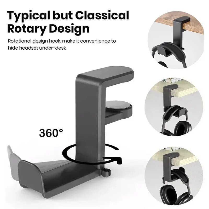 Under Desk Headphone Holder Ro - Desk Cable Organizer 评论和价格