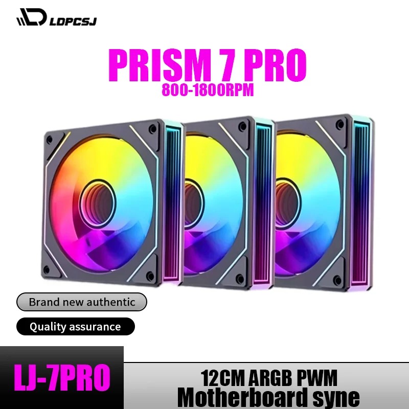 LDPCSJ Prism 7 PRO ARGB PC Cas - Argb Case Fan 评论和价格