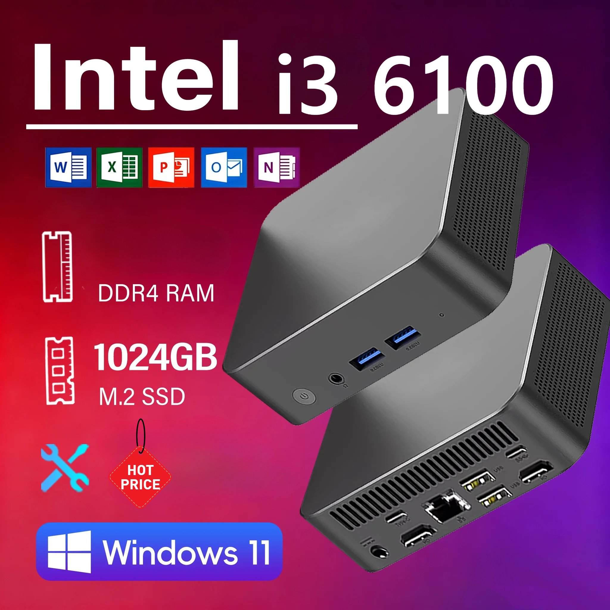 2026 MINI PC Windows 11 Pro Co - Pc Gaming I3 评论和价格