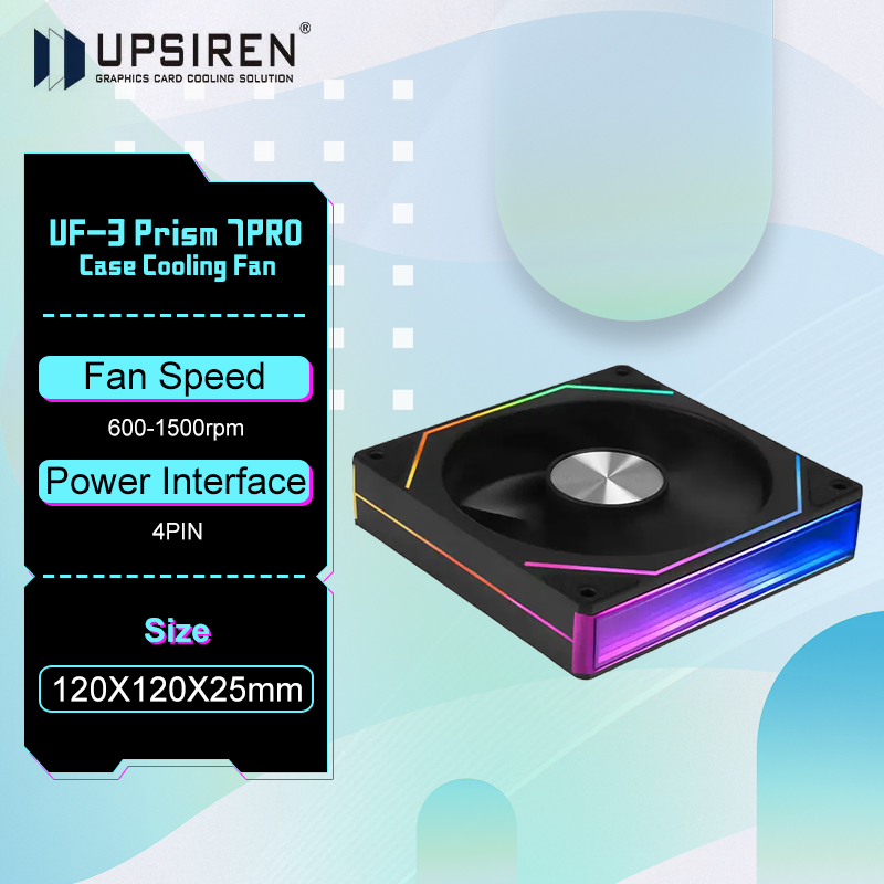 UPSIREN UF-3 Prism 7PRO 120mm  - Argb Case Fan 评论和价格