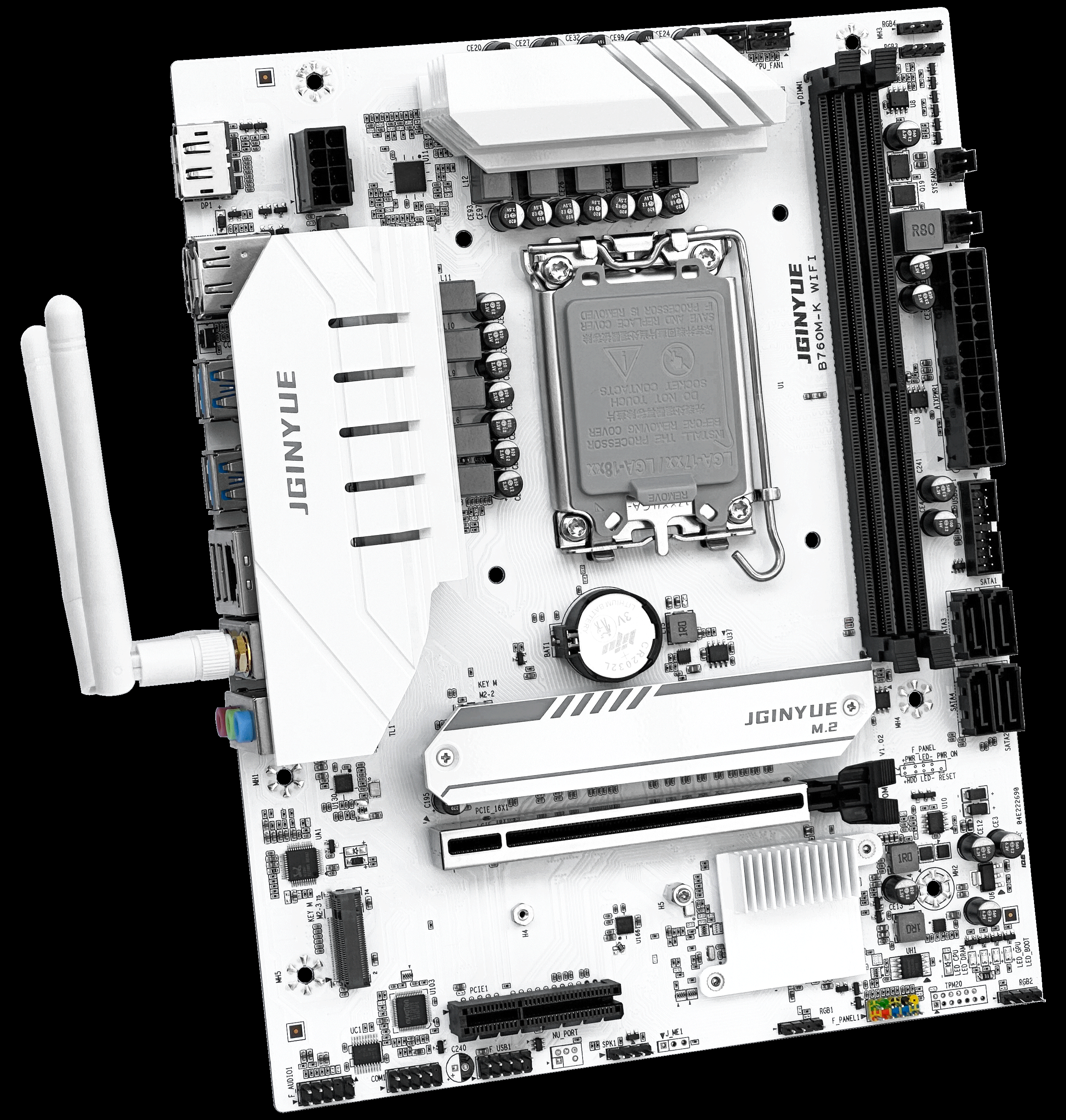 JGINYUE B760M-K WIFI motherboa - Pc Gaming I3 评论和价格