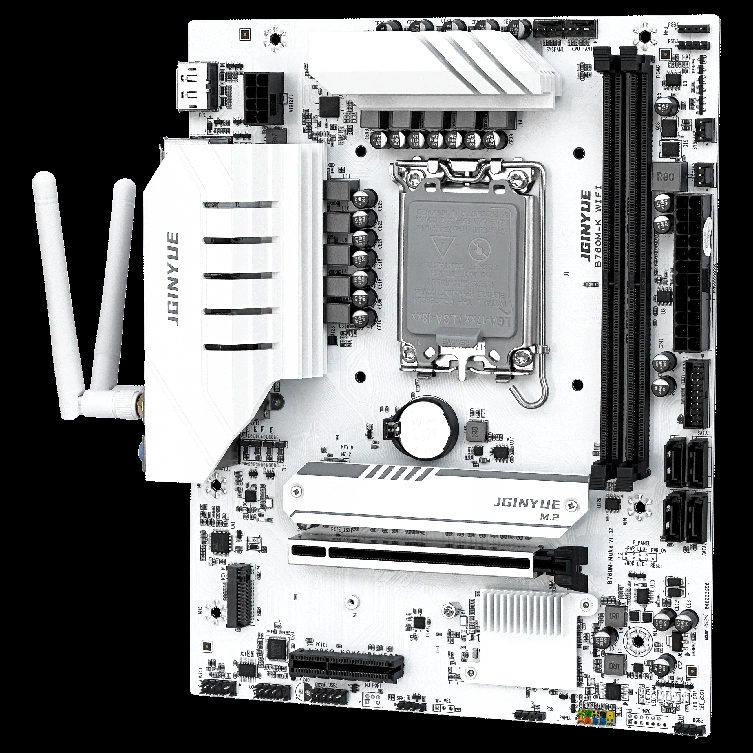 JGINYUE B760M-K WIFI motherboa - Pc Gaming I3 评论和价格
