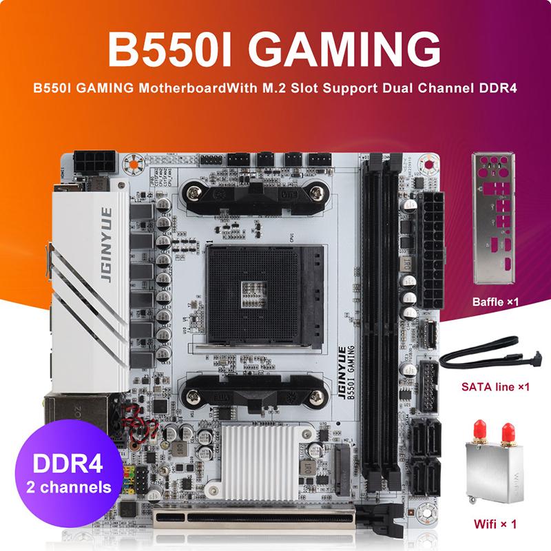 JINGYUE B550I GAMING Motherboa - Pc Gaming Itx 评论和价格