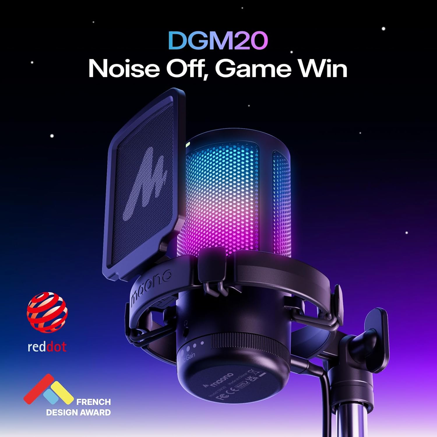 USB Gaming Microphone For PC W - Pc Gaming Discord 评论和价格