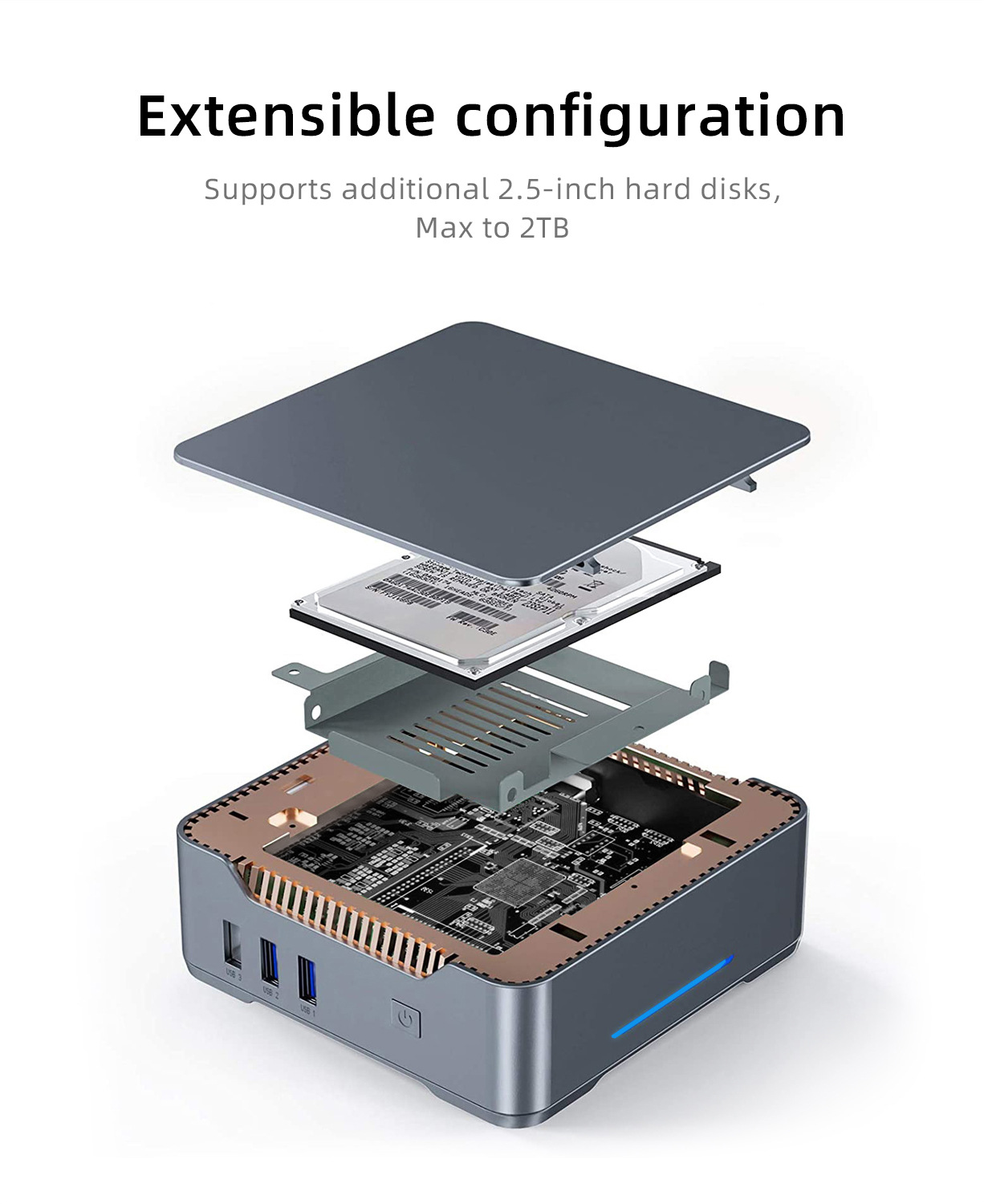 GK3V Pro mini pc Intel N5105 R - Pc Gaming Setup 评论和价格