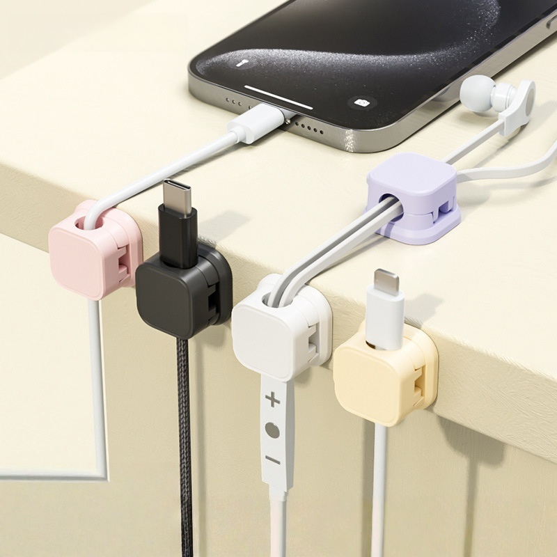 Multi Color Magnetic Cable Man - Desk Cable Organizer 评论和价格