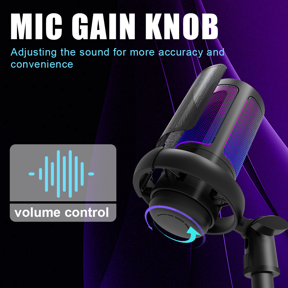 Gaming Microphone for PC:USB M - Pc Gaming Gaming 评论和价格