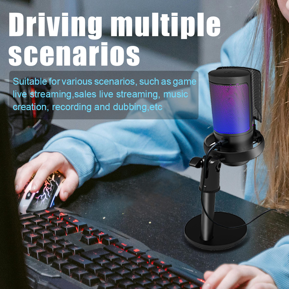 Gaming Microphone for PC:USB M - Pc Gaming Gaming 评论和价格