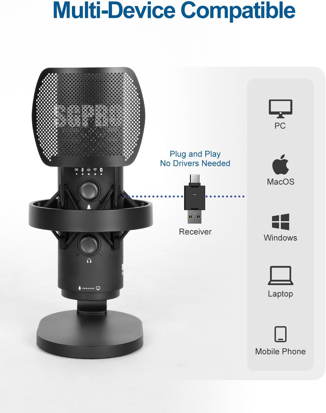 Wireless USB Microphone for St - Pc Gaming Gaming 评论和价格