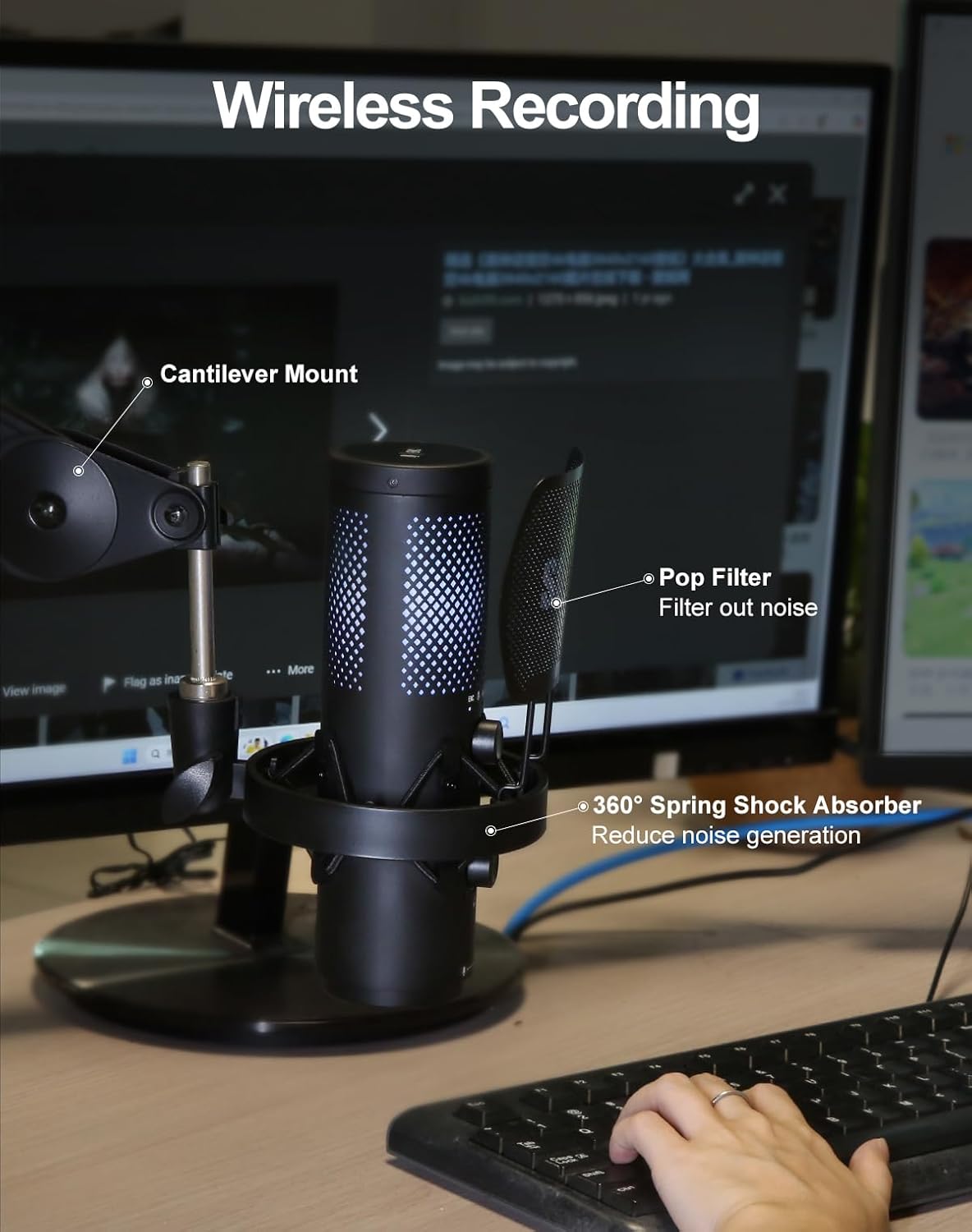 Wireless USB Microphone for St - Pc Gaming Gaming 评论和价格