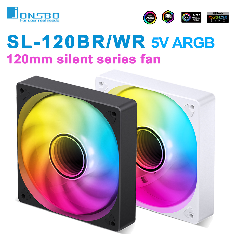 JONSBO SL-120 White/Black 120m - Argb Case Fan 评论和价格