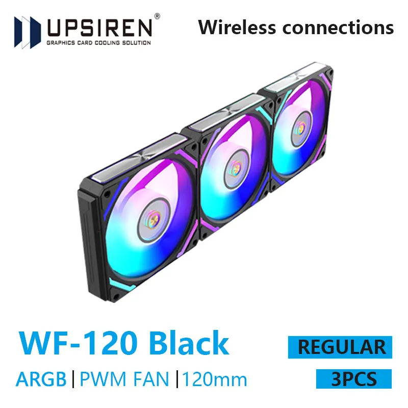 UPSIREN WF-120 ARGB PWM 3PCS C - Argb Case Fan 评论和价格